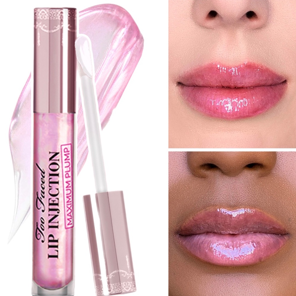 Too Faced Lip Injection Maximum Plump Lip Gloss Original Full Size Brand New